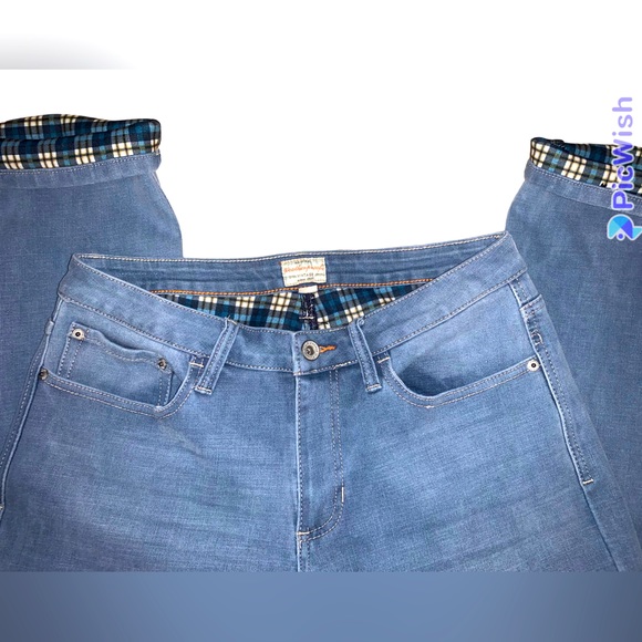 Weatherproof Blue Straight Leg Jeans - Picture 2 of 6